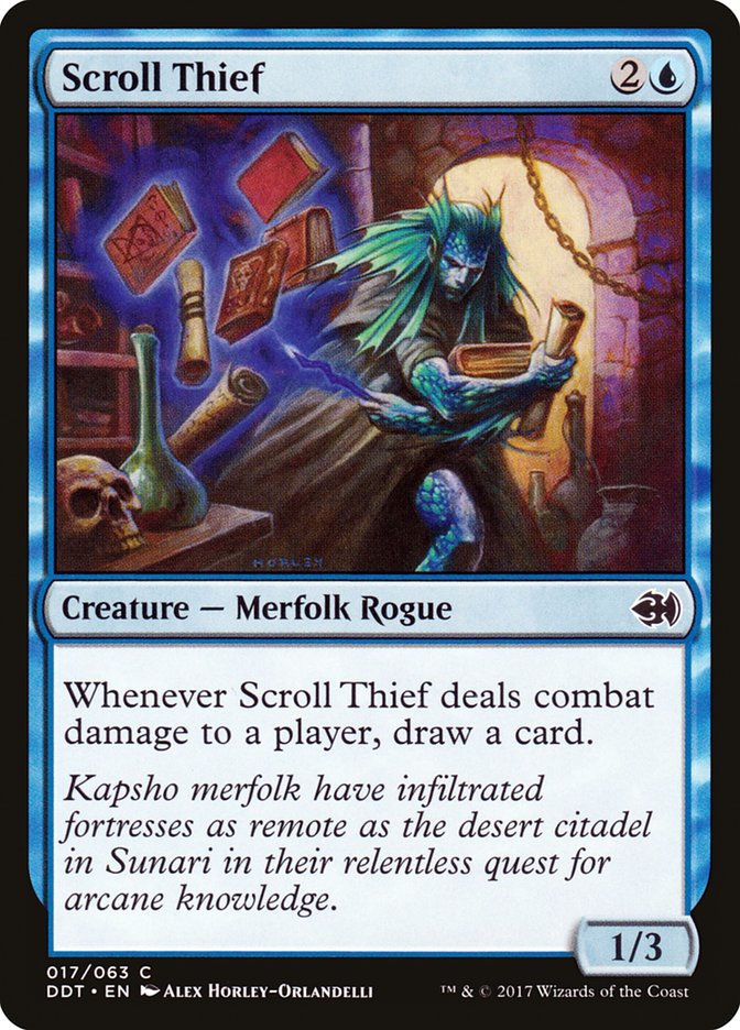 Scroll Thief [Duel Decks: Merfolk vs. Goblins] | Chromatic Games