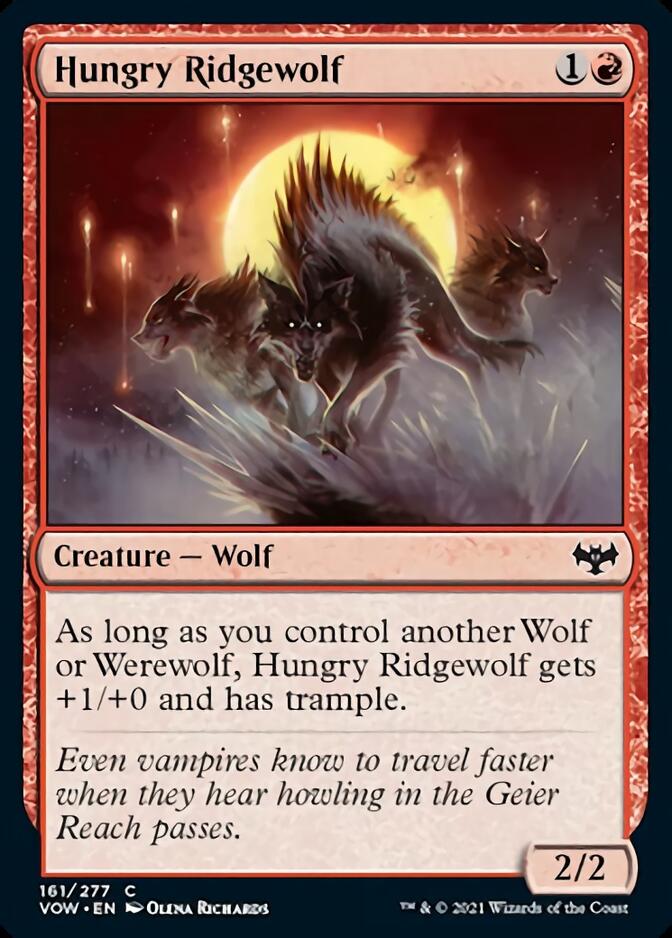 Hungry Ridgewolf [Innistrad: Crimson Vow] | Chromatic Games