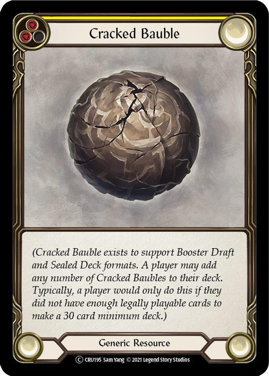 Cracked Bauble [U-CRU195] (Crucible of War Unlimited)  Unlimited Rainbow Foil | Chromatic Games