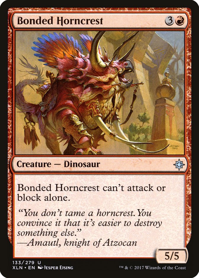 Bonded Horncrest [Ixalan] | Chromatic Games