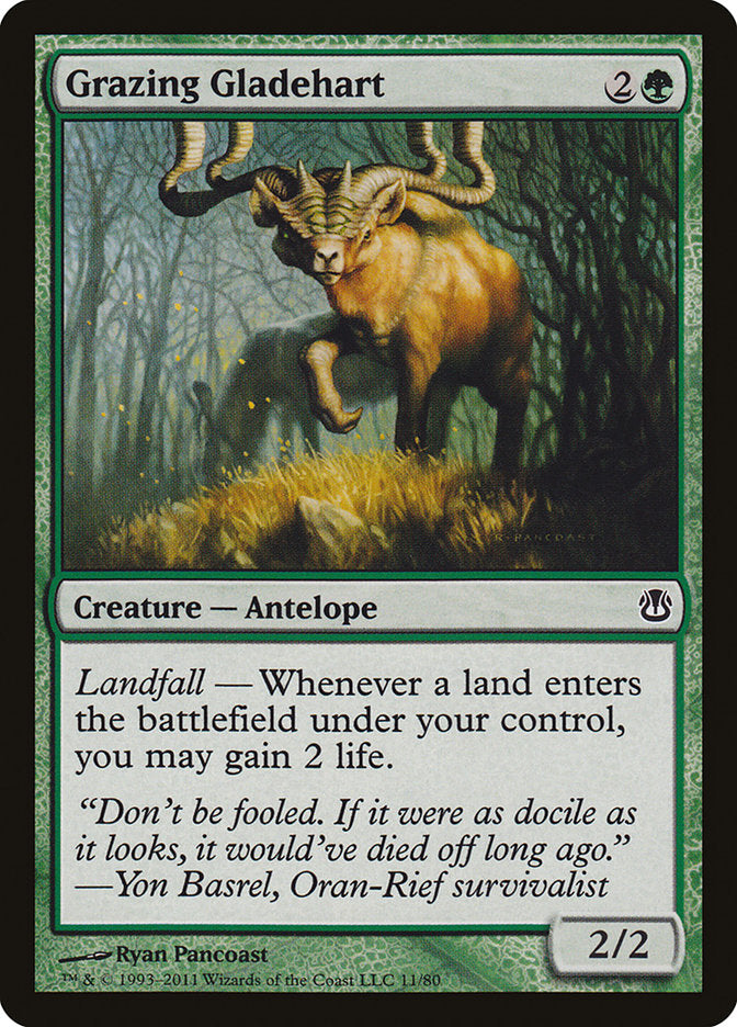 Grazing Gladehart [Duel Decks: Ajani vs. Nicol Bolas] | Chromatic Games