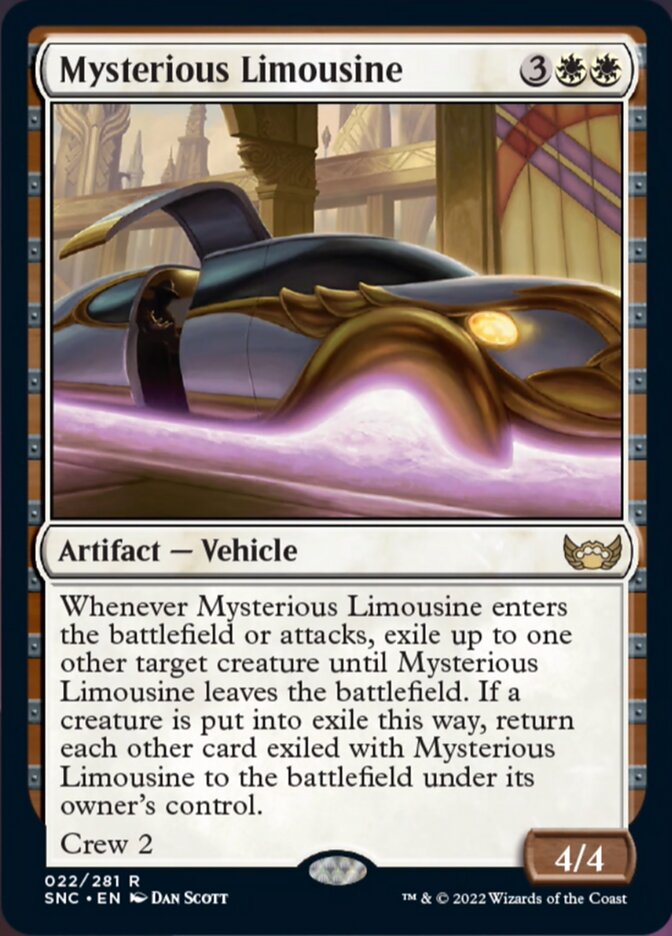 Mysterious Limousine [Streets of New Capenna] | Chromatic Games