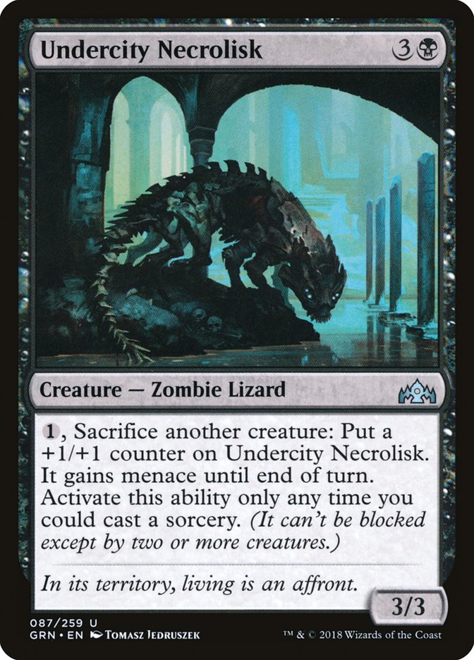 Undercity Necrolisk [Guilds of Ravnica] | Chromatic Games