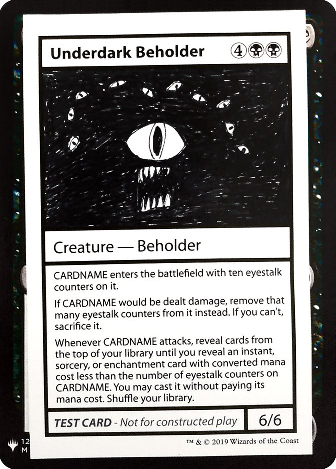 Underdark Beholder [Mystery Booster Playtest Cards] | Chromatic Games