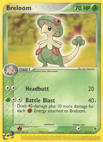 Breloom (16/109) [EX: Ruby & Sapphire] | Chromatic Games