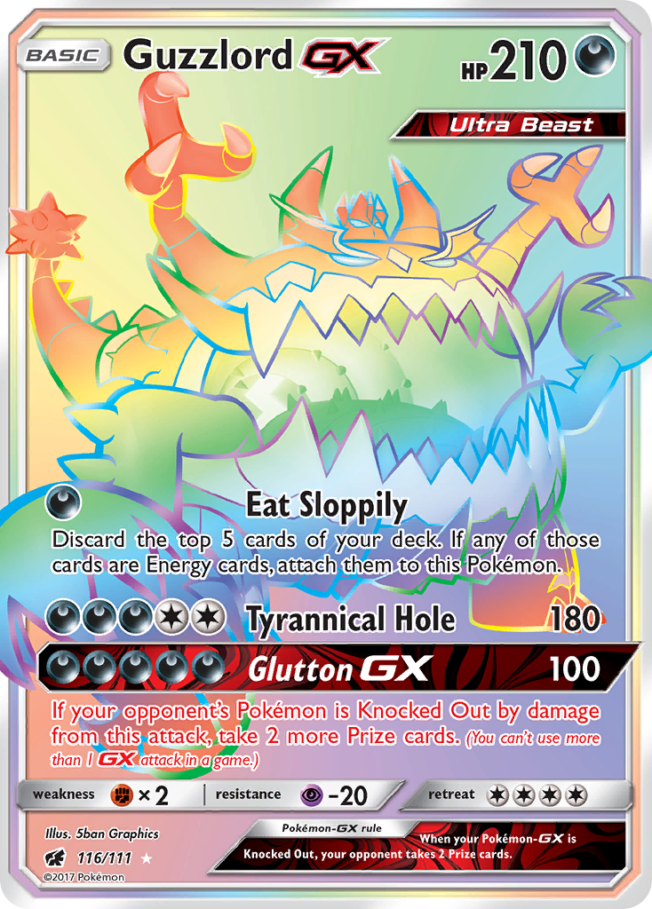 Guzzlord GX (116/111) [Sun & Moon: Crimson Invasion] | Chromatic Games