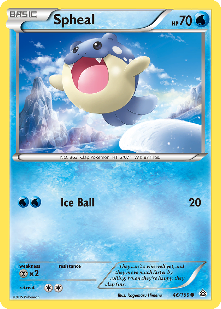 Spheal (46/160) [XY: Primal Clash] | Chromatic Games