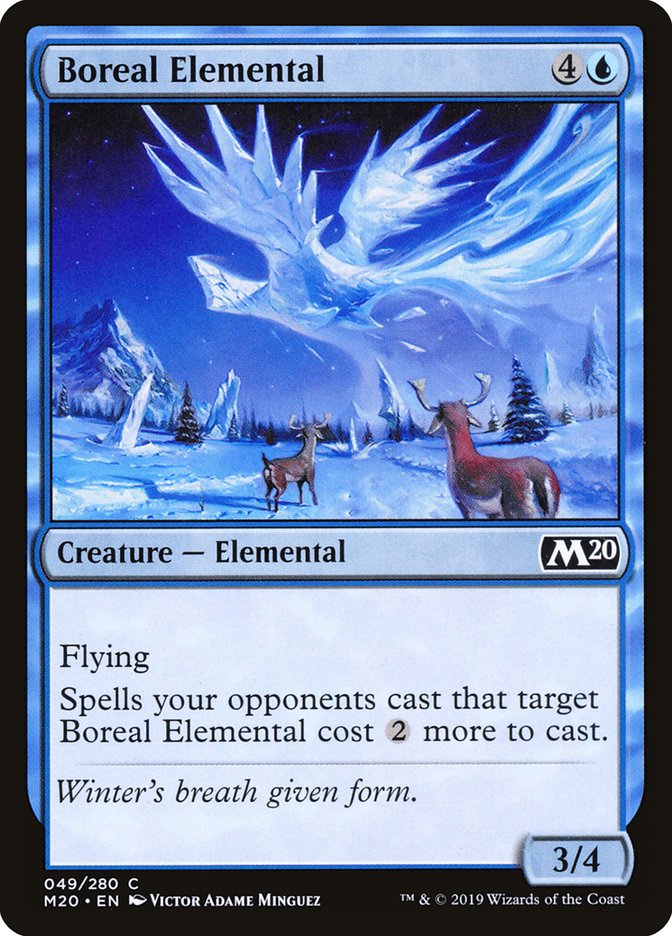 Boreal Elemental [Core Set 2020] | Chromatic Games