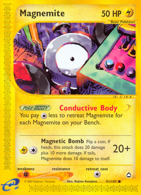 Magnemite [Aquapolis] | Chromatic Games