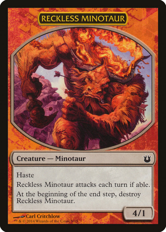 Reckless Minotaur [Born of the Gods Battle the Horde] | Chromatic Games