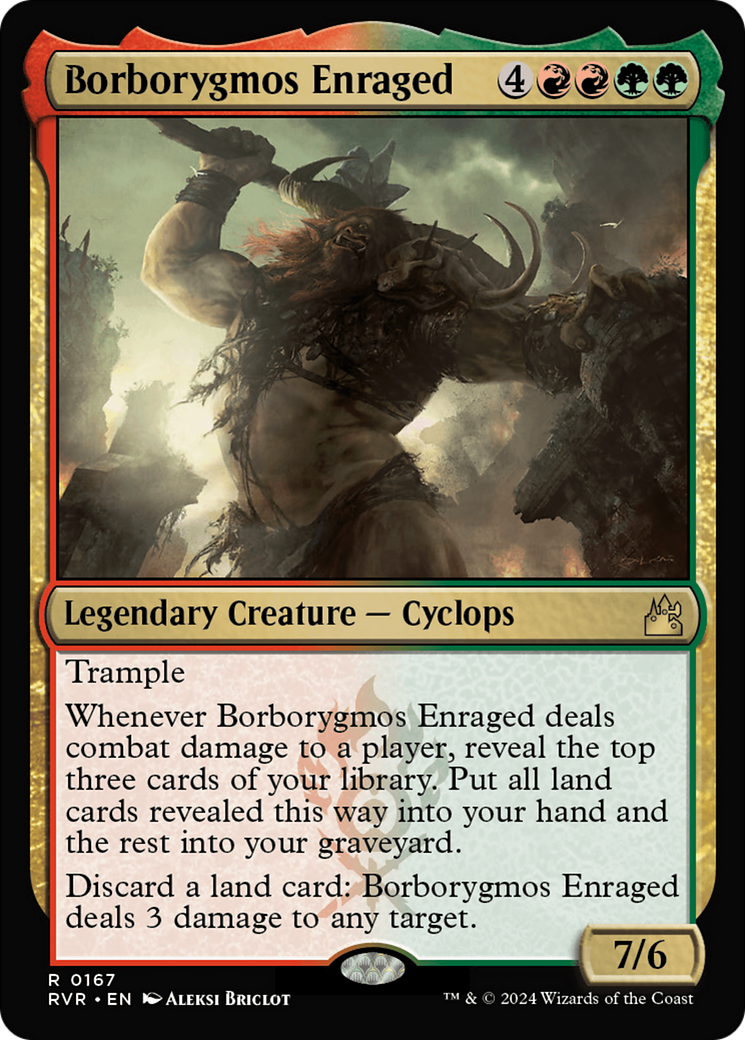 Borborygmos Enraged [Ravnica Remastered] | Chromatic Games