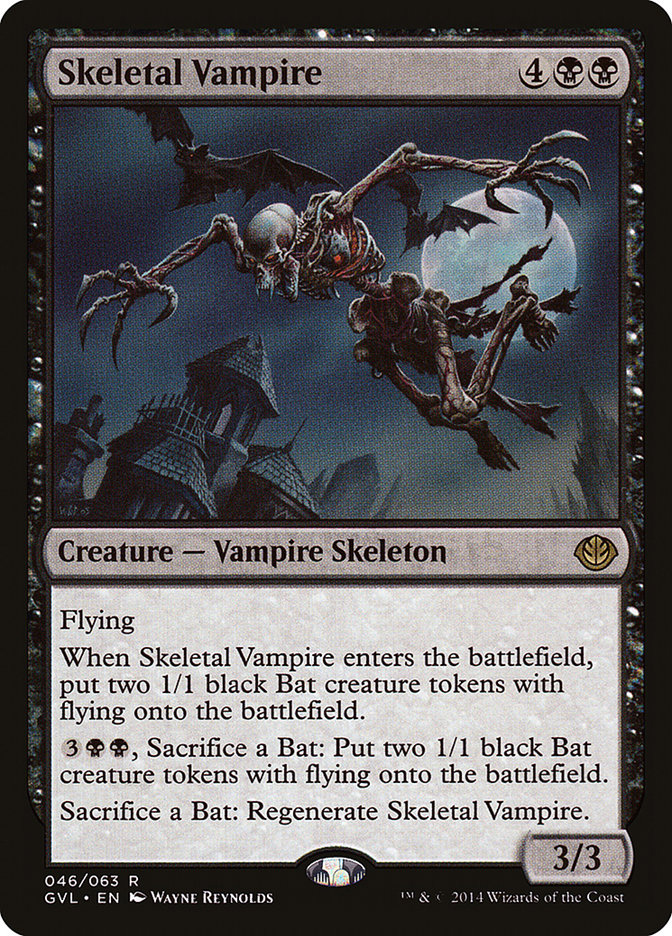 Skeletal Vampire (Garruk vs. Liliana) [Duel Decks Anthology] | Chromatic Games