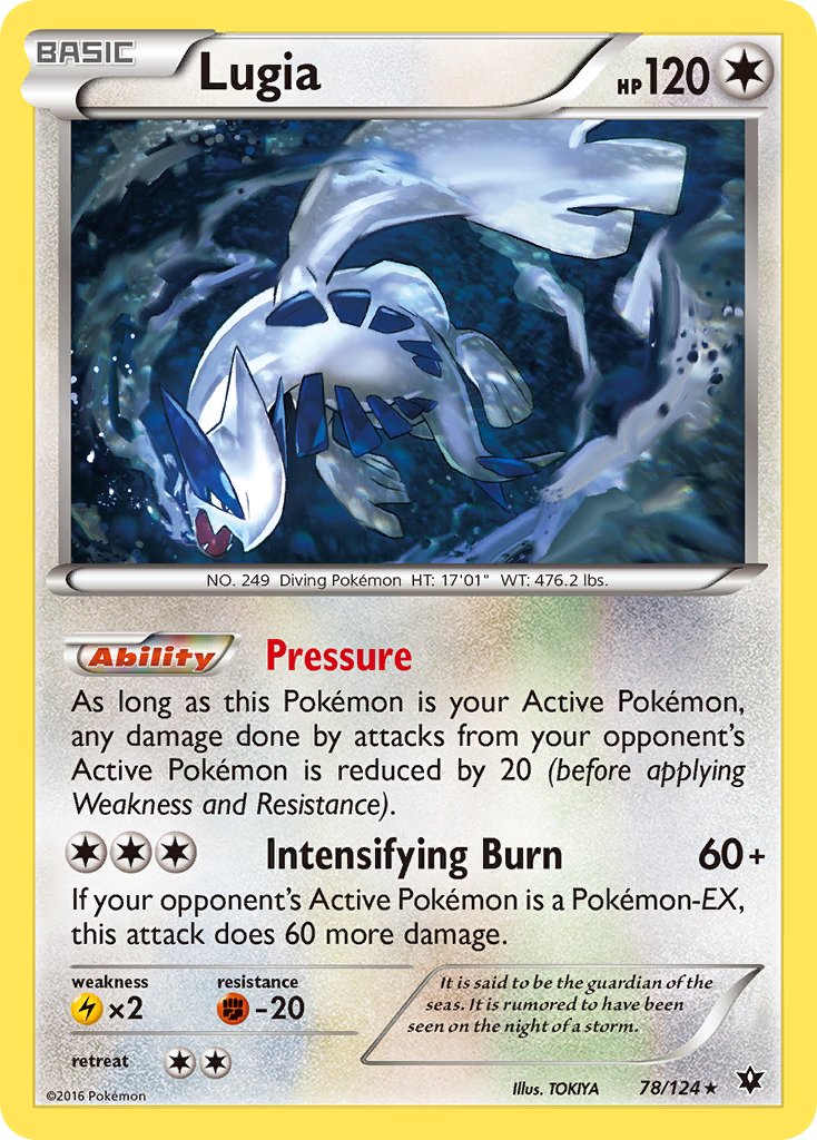 Lugia (XY Fates Collide) [Theme Deck Exclusives] | Chromatic Games