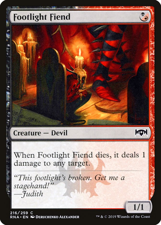 Footlight Fiend [Ravnica Allegiance] | Chromatic Games