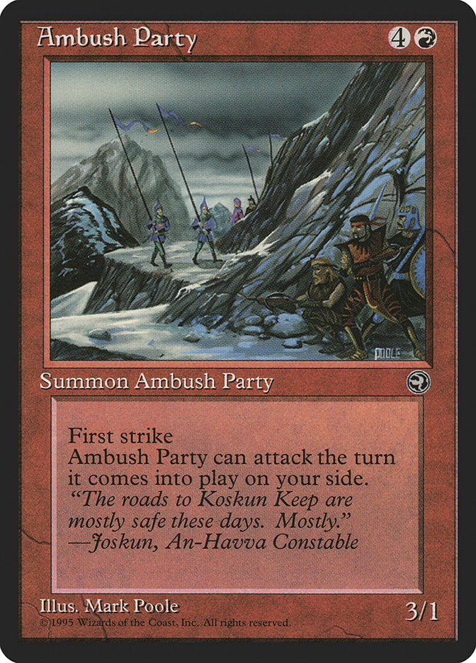 Ambush Party (Joskun Flavor Text) [Homelands] | Chromatic Games