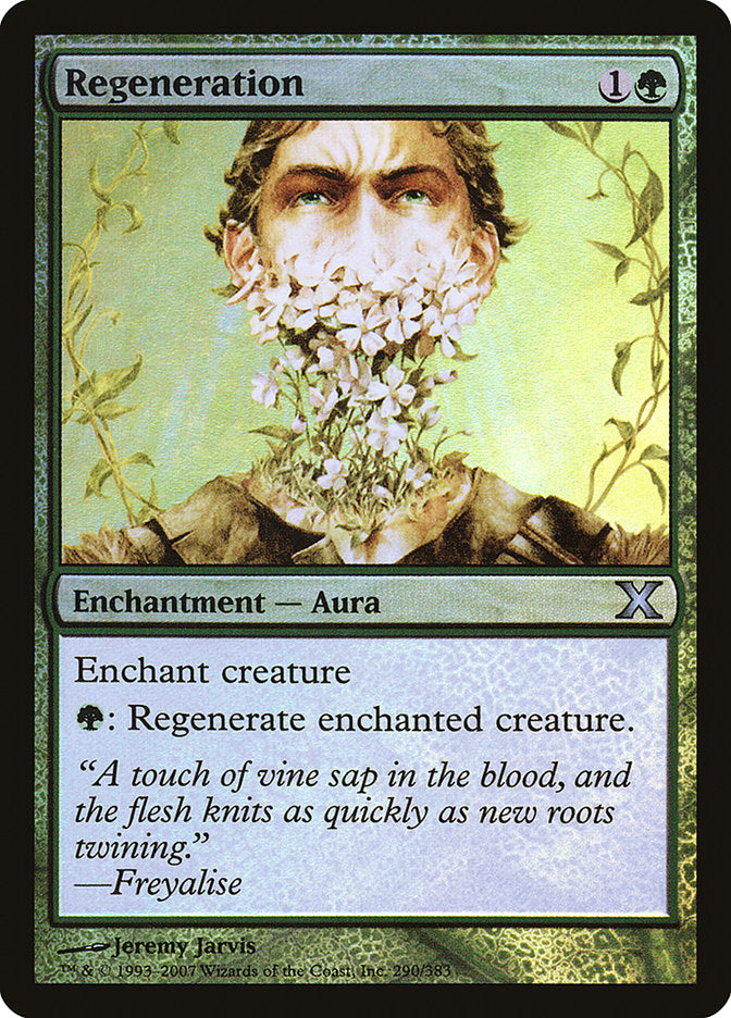 Regeneration (Premium Foil) [Tenth Edition] | Chromatic Games