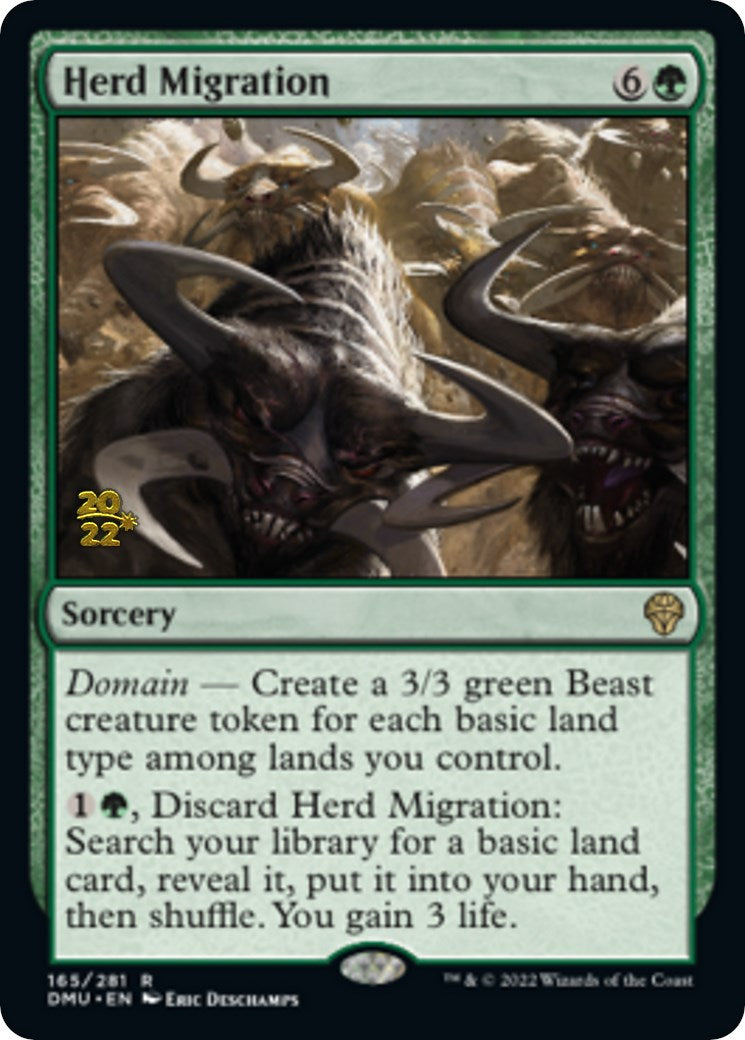 Herd Migration [Dominaria United Prerelease Promos] | Chromatic Games