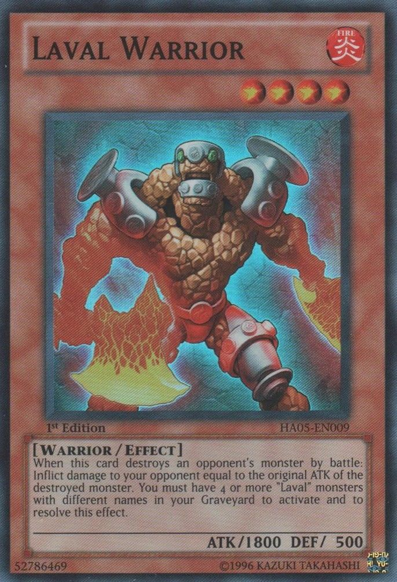 Laval Warrior [HA05-EN009] Super Rare | Chromatic Games