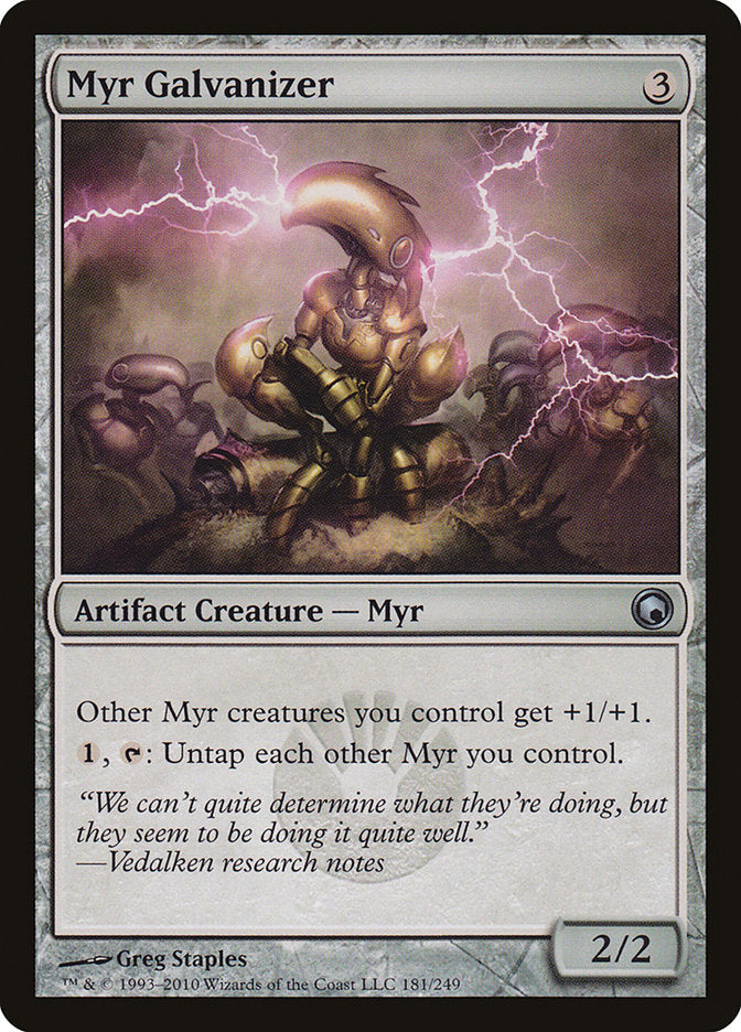 Myr Galvanizer [Scars of Mirrodin] | Chromatic Games