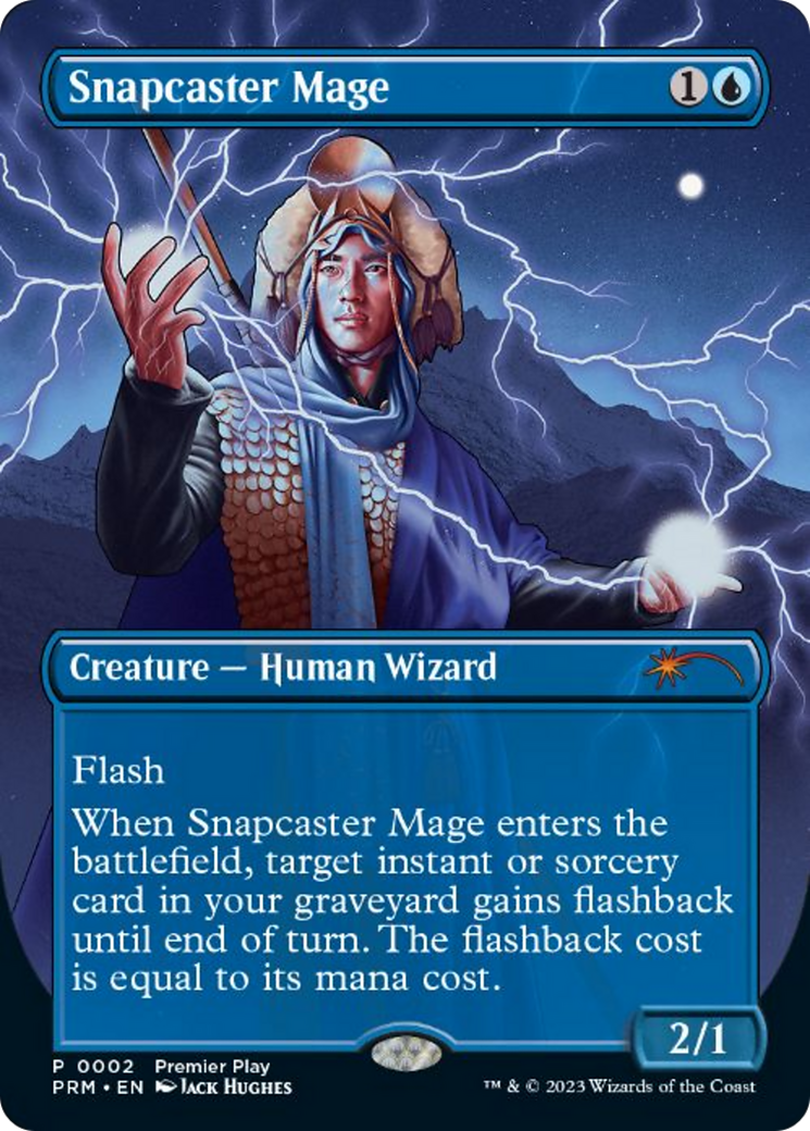 Snapcaster Mage (Borderless Alternate Art) [Regional Championship Qualifiers 2023] | Chromatic Games