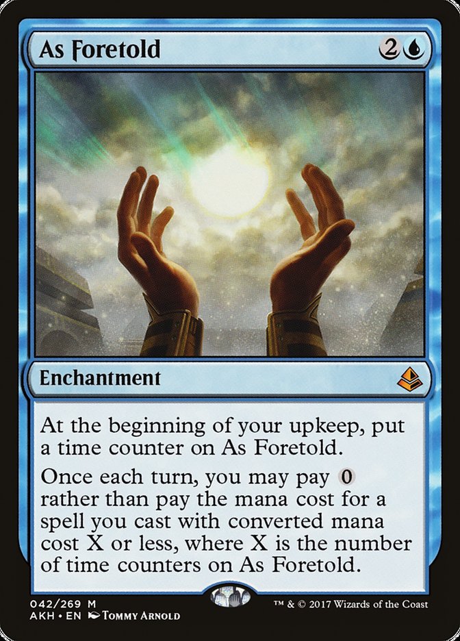 As Foretold [Amonkhet] | Chromatic Games