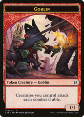 Goblin // Zombie Double-Sided Token [Commander 2016 Tokens] | Chromatic Games