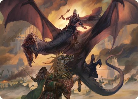 Witch-king, Bringer of Ruin Art Card [The Lord of the Rings: Tales of Middle-earth Art Series] | Chromatic Games