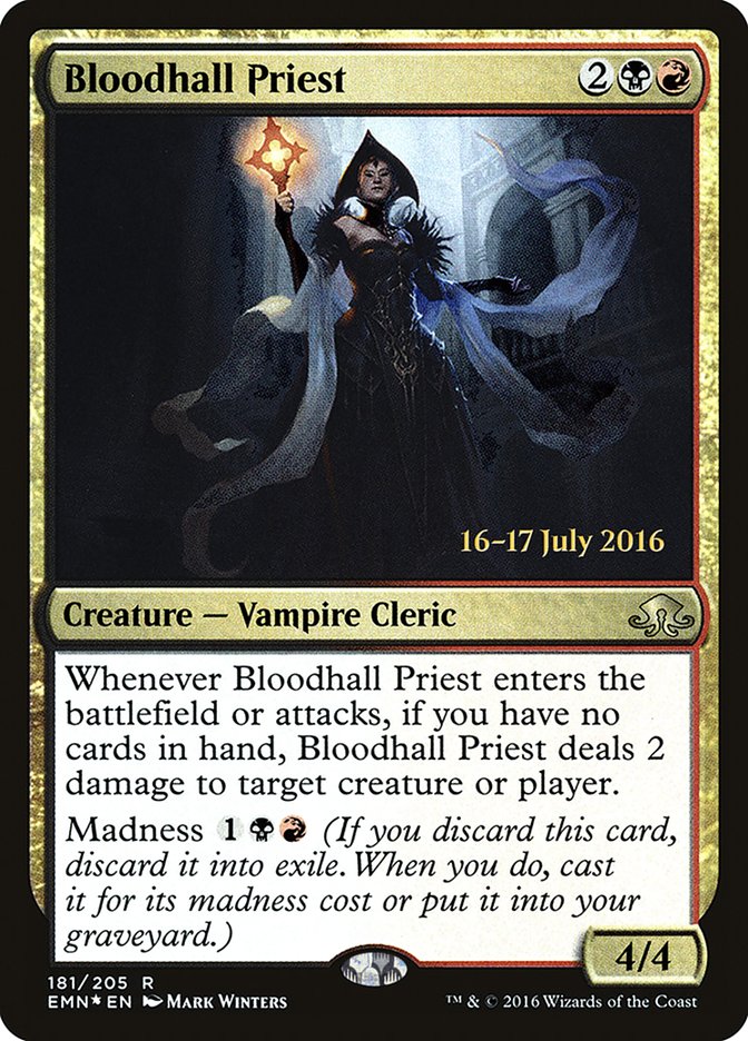 Bloodhall Priest [Eldritch Moon Prerelease Promos] | Chromatic Games