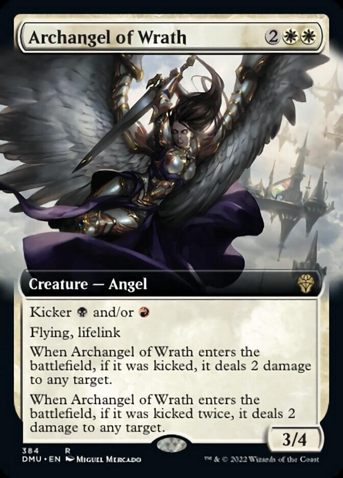 Archangel of Wrath (Extended Art) [Dominaria United] | Chromatic Games