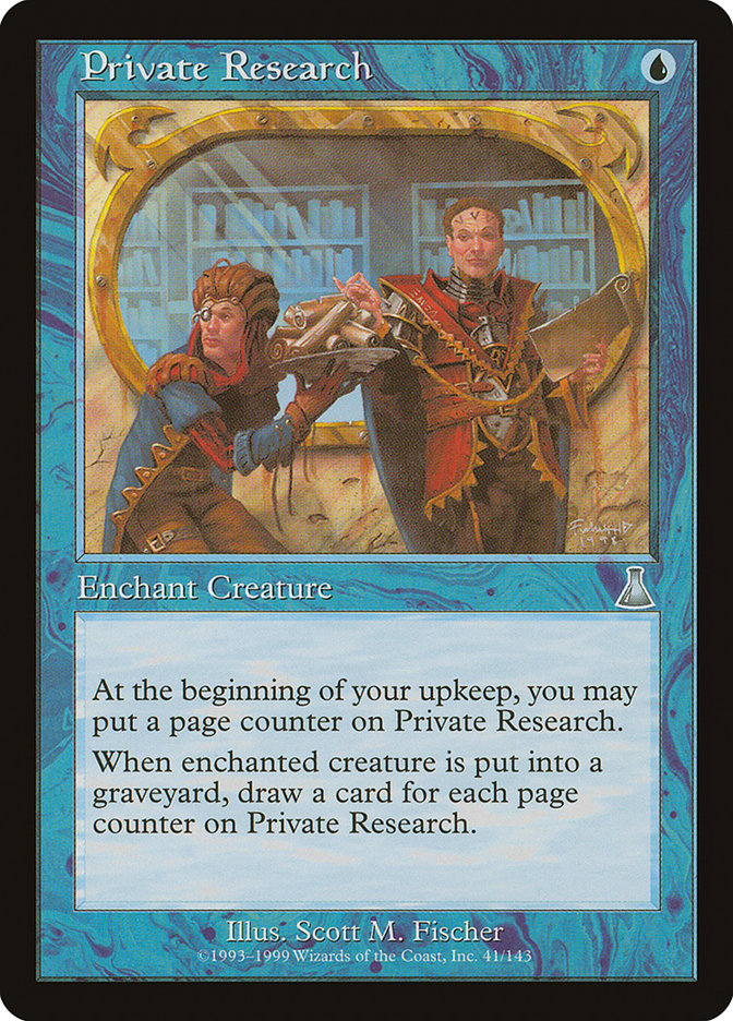 Private Research [Urza's Destiny] | Chromatic Games