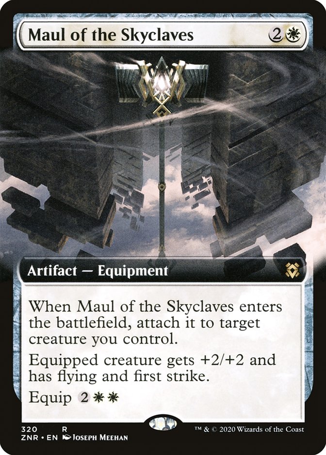 Maul of the Skyclaves (Extended Art) [Zendikar Rising] | Chromatic Games