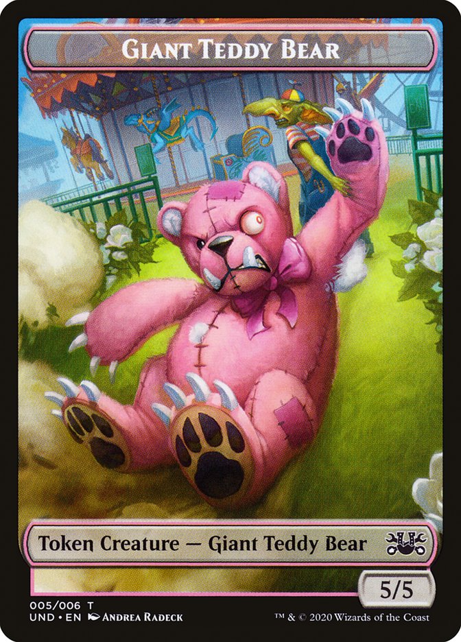 Giant Teddy Bear // Acorn Stash Double-Sided Token [Unsanctioned Tokens] | Chromatic Games