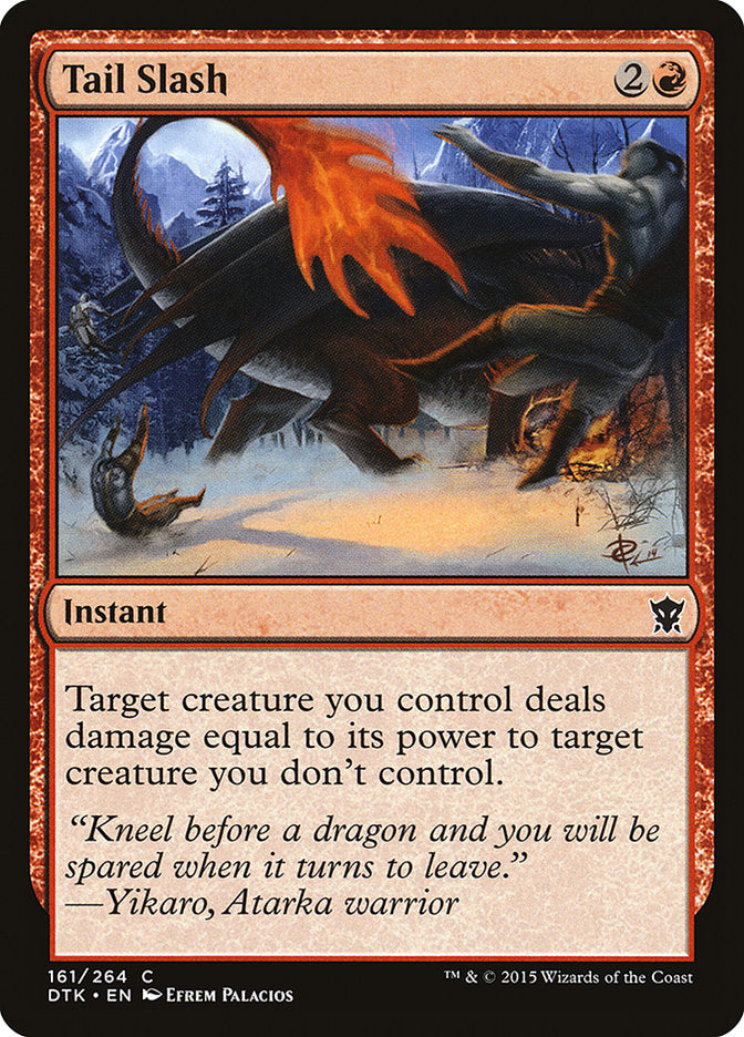 Tail Slash [Dragons of Tarkir] | Chromatic Games