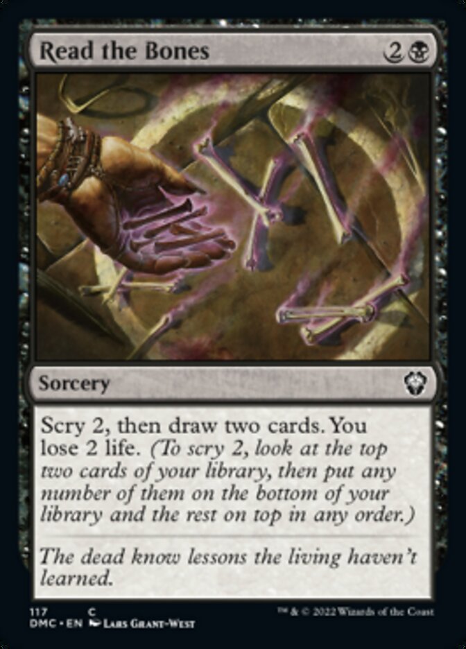 Read the Bones [Dominaria United Commander] | Chromatic Games