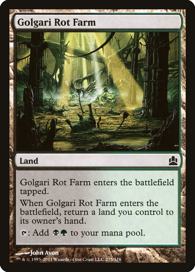 Golgari Rot Farm [Commander 2011] | Chromatic Games