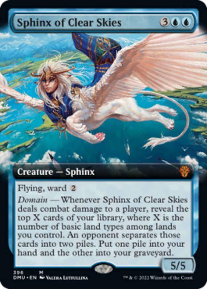 Sphinx of Clear Skies (Extended Art) [Dominaria United] | Chromatic Games