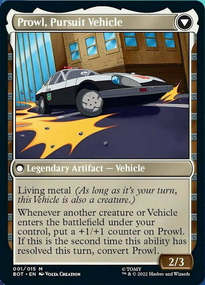 Prowl, Stoic Strategist // Prowl, Pursuit Vehicle [Transformers] | Chromatic Games