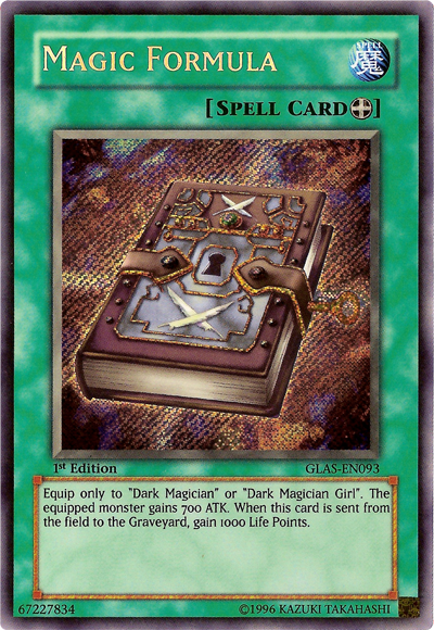 Magic Formula [GLAS-EN093] Secret Rare | Chromatic Games