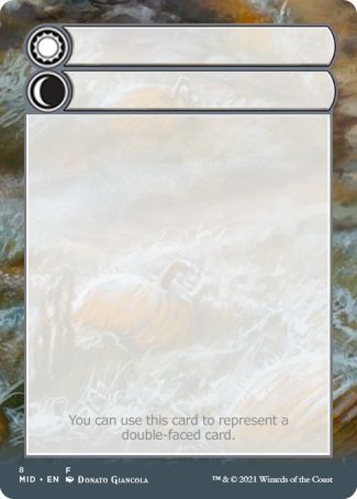 Helper Card (8/9) [Innistrad: Midnight Hunt Tokens] | Chromatic Games