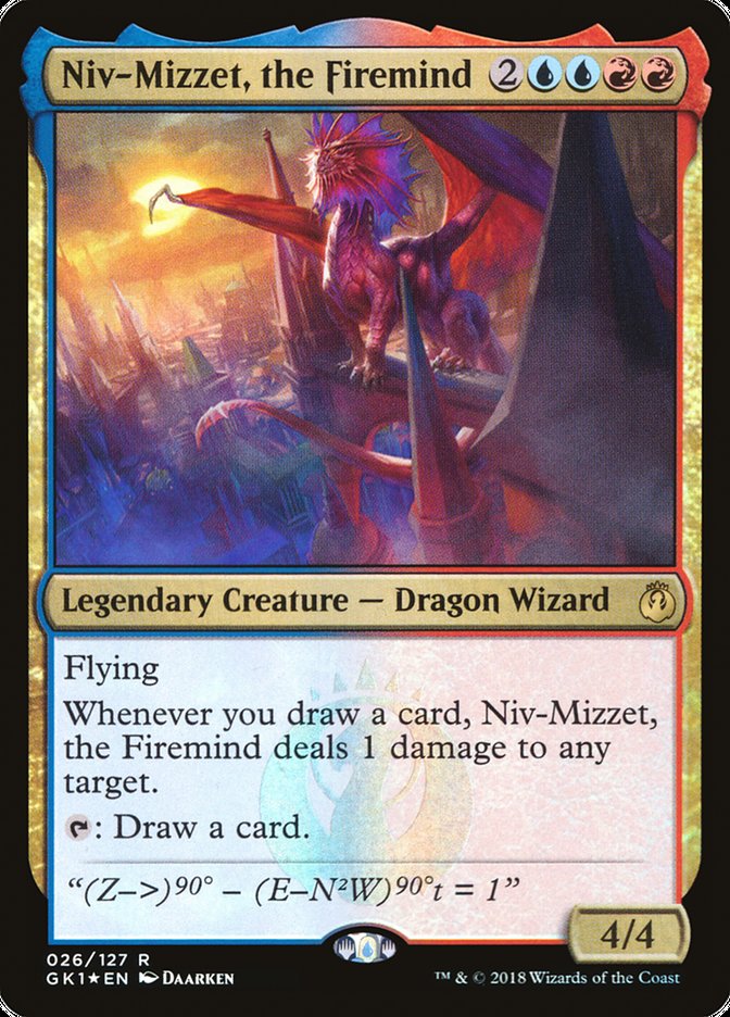 Niv-Mizzet, the Firemind [Guilds of Ravnica Guild Kit] | Chromatic Games