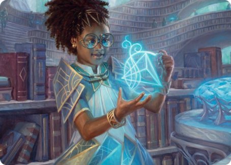 Zimone, Quandrix Prodigy Art Card [Strixhaven: School of Mages Art Series] | Chromatic Games