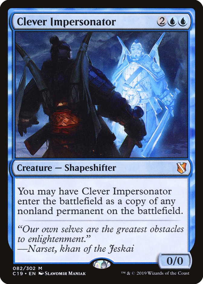 Clever Impersonator [Commander 2019] | Chromatic Games