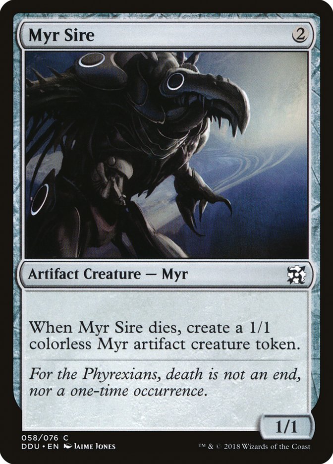 Myr Sire [Duel Decks: Elves vs. Inventors] | Chromatic Games