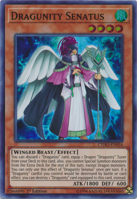 Dragunity Senatus [CYHO-EN016] Super Rare | Chromatic Games