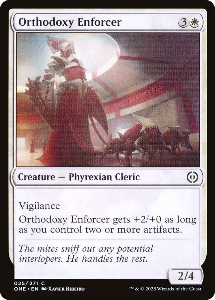 Orthodoxy Enforcer [Phyrexia: All Will Be One] | Chromatic Games