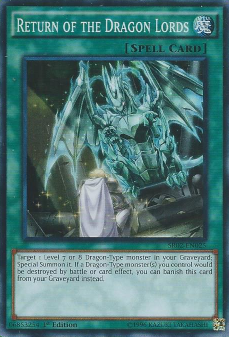 Return of the Dragon Lords [SR02-EN025] Super Rare | Chromatic Games