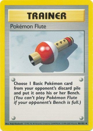 Pokemon Flute (86/102) [Base Set Unlimited] | Chromatic Games