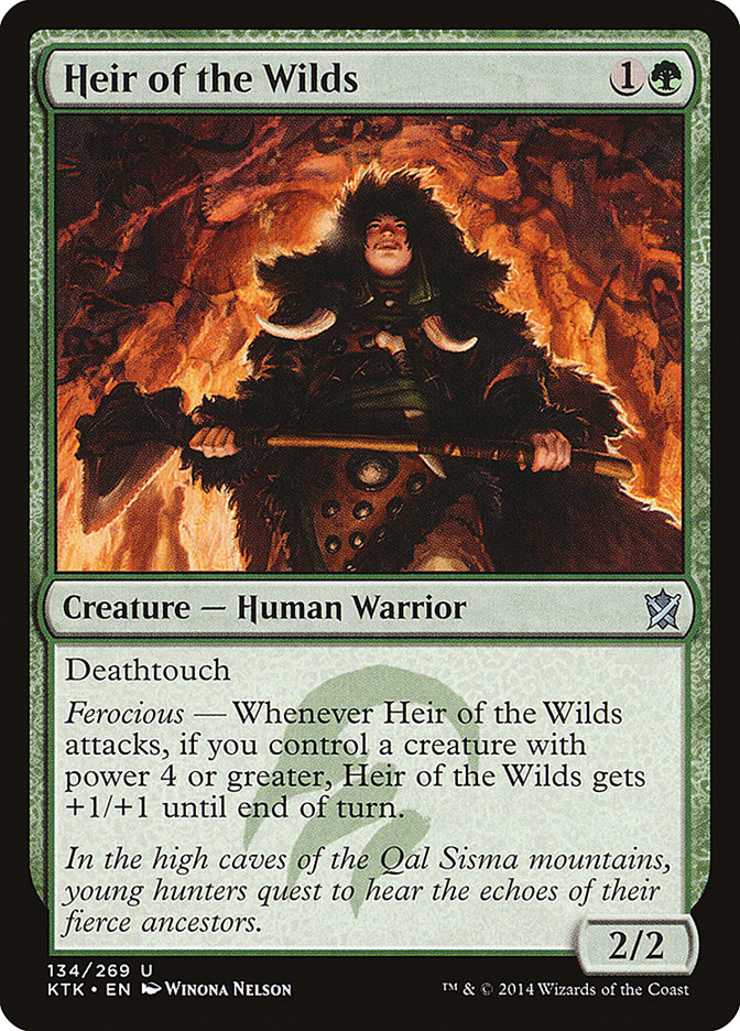 Heir of the Wilds [Khans of Tarkir] | Chromatic Games