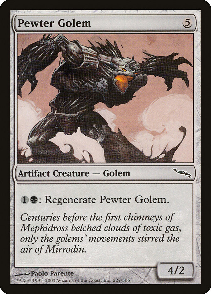 Pewter Golem [Mirrodin] | Chromatic Games