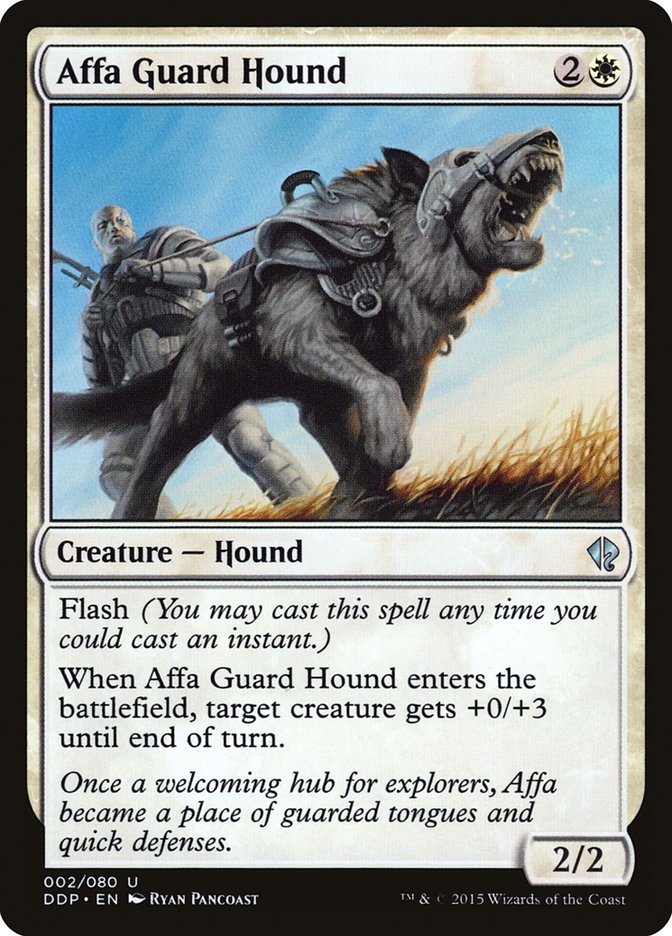 Affa Guard Hound [Duel Decks: Zendikar vs. Eldrazi] | Chromatic Games